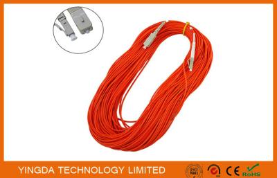 China LC to SC Fiber Optic Patch Cord MM50 / 125um OM2 Mulitmode PVC LSZH Patch Cable for sale
