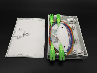 China 4 Ports FTTH Optical Fiber Termination Box Pre-terminated CTO 12 Cores Fusion Splice Box for sale
