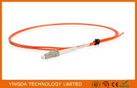 China Puffer-Orange Faser-Zöpfe LC des Simplexbetrieb-2.0mm feste Durchmesser-LSZH in mehreren Betriebsarten zu verkaufen