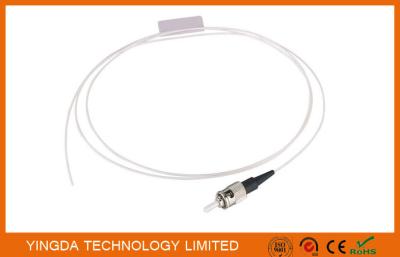 China ST UPC SM SX Pigtail , Optic Fiber Pigtails ST Singlemode Simplex White Cable for sale