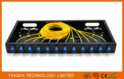 Китай Пульт временных соединительных кабелей оптического волокна нагрузки агрегата SC 12 портов полный 19