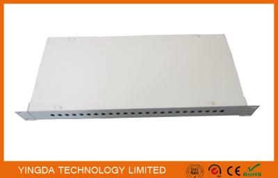 中国 光学配線盤の棚は 24 の中心 FC SC LC ST の繊維光学のパッチ盤を取付けました 販売のため