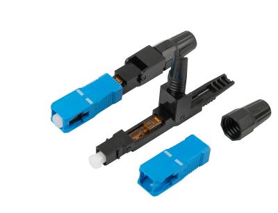 China 60mm FTTH Fast Connect Fiber Connectors Sc Apc Quick Connector Assembly for sale