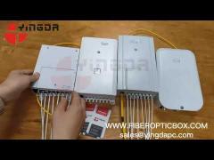 Fiber Optic Termination Box 8 Port,16 Port for PLC splitter distribution