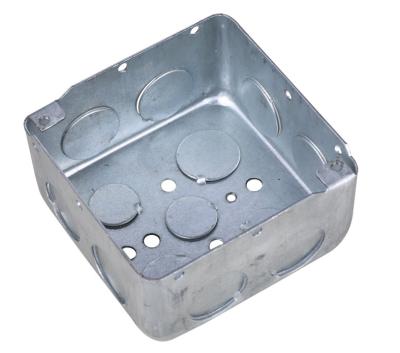 中国 取付けられる表面のための防水の金属の水路箱注文のサイズをワイヤーで縛ります 販売のため