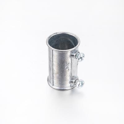 China Electrical Metal Conduit Pipe Fittings , 3 4 EMT Coupling Zinc Die Casting for sale
