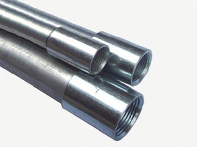 China 1 Inch Galvanized IMC Electrical Conduit Indoor Use Q195 Steel Material for sale