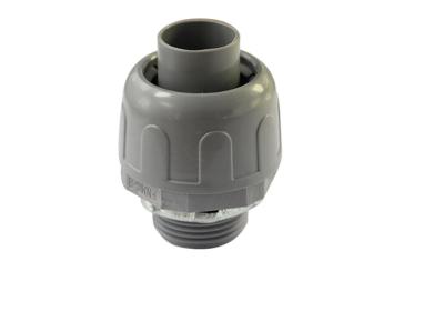 China Straight  Type Plastic Conduit Fittings Nylon Liquid Tight Connector Insulated for sale