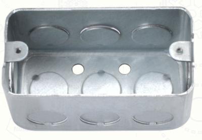 China Polvo cuadrado anticorrosivo de la profundidad 1-1/2 de la caja 2-1/8 del conducto del metal” o” resistente en venta