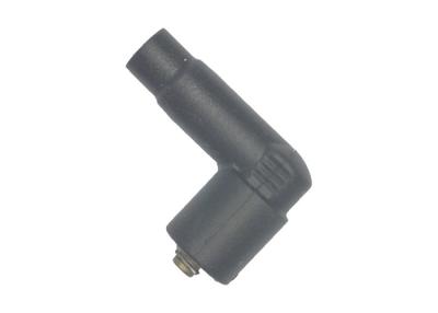 China Conector resistente ao calor de alta tensão do fio da vela de ignição dobrado com resistor de PBT à venda