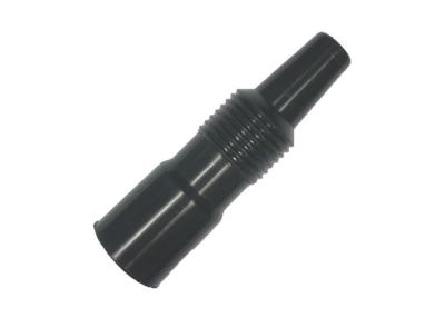 China 1 KΩ Straight Black Silicone Rubber Unit Spark Plug Cable Ignition Coil Wire Connector for sale