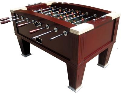 China Red Wood Painted Heavy Duty Football Table 5FT For Outdoor Entertainment for sale