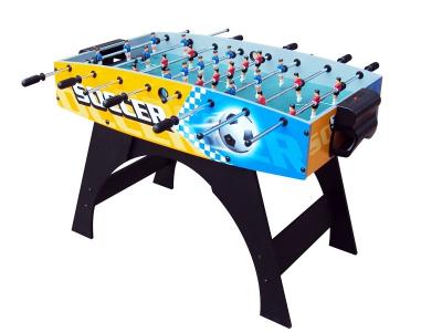 China Color Graphics Design 4 FT Soccer Table , New Style MDF Indoor Football Table for sale
