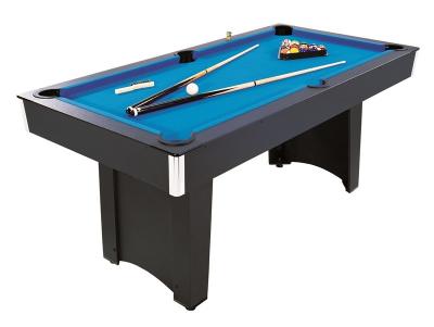 China Family Fun 6 FT Billiards Game Table Durable Nylon Cloth With All Accessories Included for sale