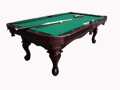 China Brown Standard 96 Inches Billiards Game Table With Converson Table Tennis Top / Cue Rack for sale
