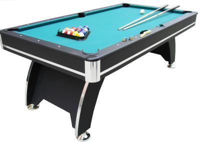 China Fashionable 84 Inch Pool Table , Billiards Game Table With Solid Wood Cue for sale