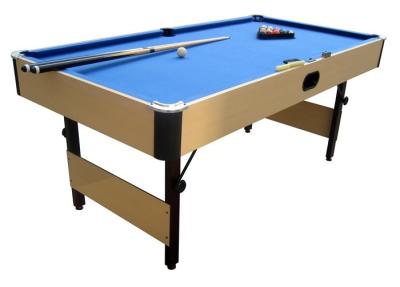 China Promotional 6 Ft Billiard Table , Bar Size Pool Table With Folding Leg Ball Return for sale