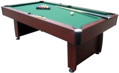 China 84 Inches 7 Feet Billiards Game Table MDF Solid Wood Pool Table With Wool Felt for sale