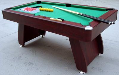 China Modern Design Billiards Game Table 6ft Snooker Table MDF Solid Wood With PVC Laminated for sale