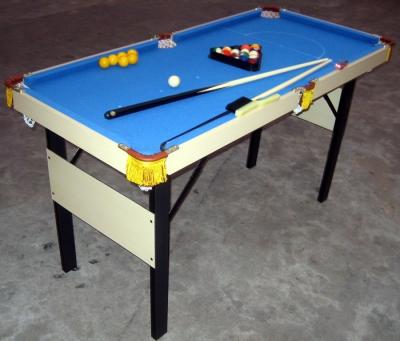 China Folding Mini Snooker Game Table , PlusOne Sports Pool Billiard Table For Kids Fun for sale