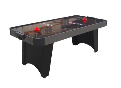 China Easy Assembly Air Hockey Game Table 7FT Plastic Corner With Black Playing Surface for sale
