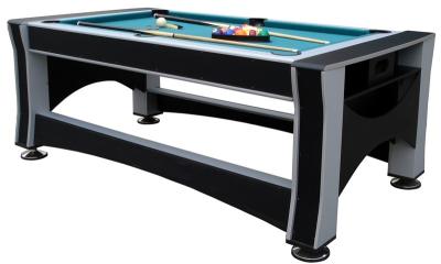 China Deluxe 7FT  Multi Function Game Table Flip 3 In 1 Game Table  Billiards For Club for sale