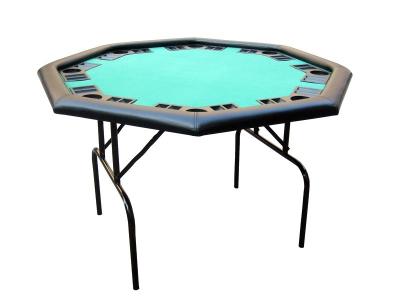 China 48 Inches Octagon Poker Table , Professional Poker Table With Soft Playing Surface for sale