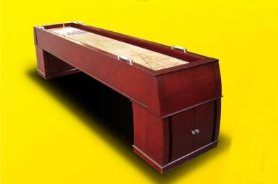 China Lujo 10 pies del juego de tejo de la mesa de juegos de estilo de los muebles con la capa polivinílica de la chapa de madera en venta