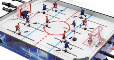 China Mini Rod Hockey Table Color Design Electronic Scorer With Ice / Stick Hockey for sale
