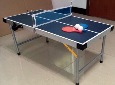 China Aluminum Frame 3 FT Mini Game Table Wood Folding Mini Ping Pong Table For Children for sale