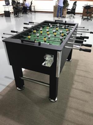 China 55 Inch Soccer Game Table Wood Foot Table Multicolor Player Steel Play Rods for sale