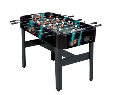 China Metal Goal 4FT Football Game Table With Color Graphics Design Multicolor Players for sale