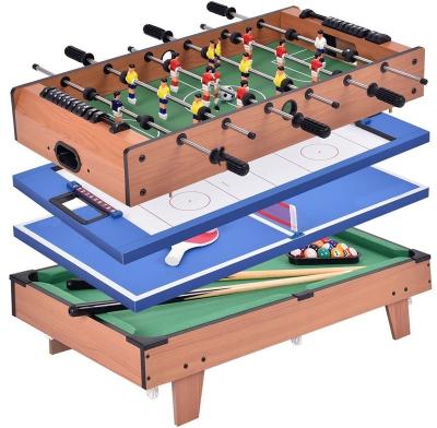China Indoor 3 Feet Multi Game Table Wood Multi Game System For Children Play for sale
