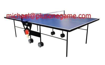 China La tabla de ping-pong plegable de la tabla de los tenis de mesa del proveedor ofrece el montaje minucioso 10 en venta