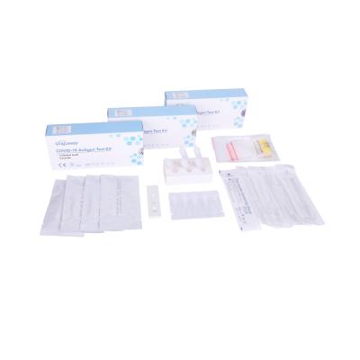 China High Accuracy Self Test Antigen Kit Nasal Swab Ag Saliva Rapid Test Card ISO13485 for sale