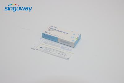 China ISO9001 Rapid Antigen Self Test Kit Nasal Swab Lab RT PCR Home Test Kit for sale