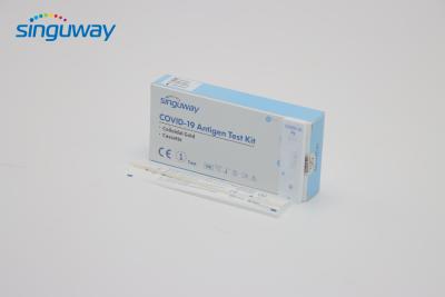 Chine Or d'autotest de trousse Cassette Diagnostic trousse Colloidal d'antigène rapide en plastique commode à vendre