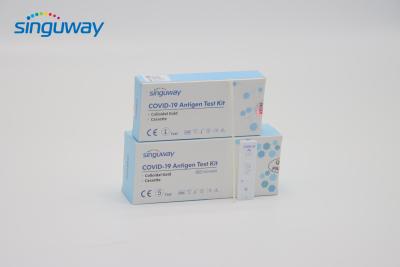 China 15 Mins Rapid Antigen Self Test Kit Europe Approved Test Card ISO13485 ISO9001 for sale