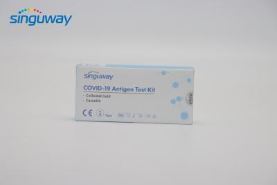 China Singuway Sensitive Rapid Antigen Self Test Kit RT PCR Qualitative Antigen Detection Kit for sale