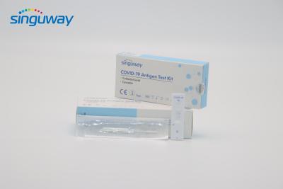 China CE Coronavirus Ag Antigen Rapid Test Cassette Swab Convenient Personal Test for sale