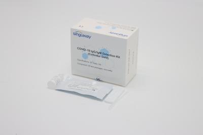 China Colloidal Gold Method 1 Step Rapid Antibody Test Kit Cassette for sale