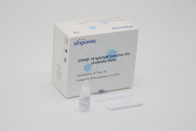 China Plastic Cassette Rapid Antibody Test Kit 5~15 Mins Self Test ODM for sale