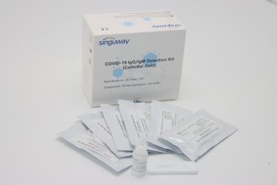 China 98.3% Accuracy Qualitative Rapid Antibody Self Test Kit One Step OEM ODM for sale