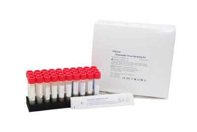 China Flocked Nylon Swab Stick Disposable Virus Sampling Kit VTM Specimen Collection Tube for sale