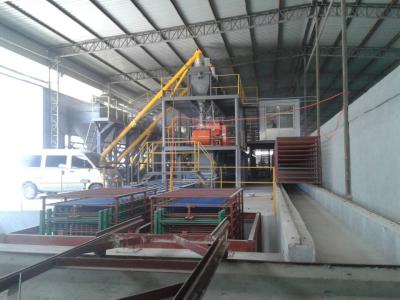 China Hydraulic Switch  Fiber Cement Wall Panel Making Machine High Degree Automation for sale
