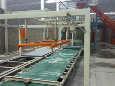 中国 内部の外部の仕切りのための機械を作るガラス マグネシウム/ボール紙の壁パネル 販売のため
