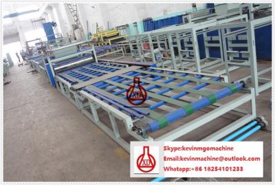 China Compact Structure Sandwich Panel Production Line with Double Ways Roll In Technology for sale