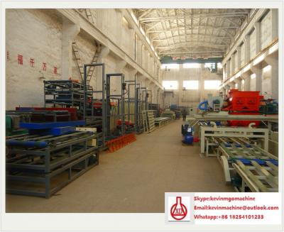 China La cadena de producción automática del tablero del Mgo del panel de bocadillo del EPS para el cemento/Mgo/madera consideró el polvo en venta