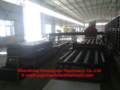 Chine Chaîne de production automatique de panneau de MgO chaîne de production facile de panneau de bâtiment d'opération à vendre