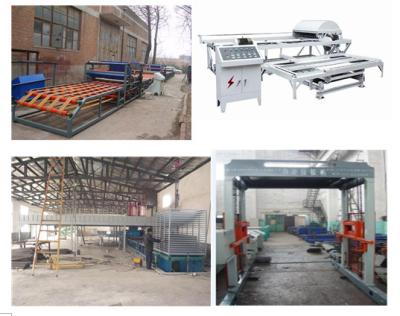 China Semi Automatic Wheat Straw Mgo Board Machine , Durable Wall Panel Equipment for sale